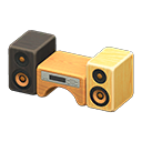 Wooden-Block Stereo (Mixed Wood) NH Icon.png