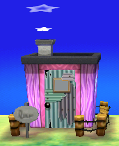 Exterior of Static's house in Animal Crossing: New Leaf