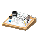 Cartoonist's Set (Brown - Comic Storyboard) NH Icon.png