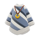 Poncho-Style Sweater (Gray) NH Storage Icon.png
