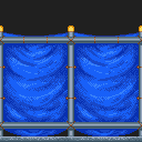 Texture of blue tarp