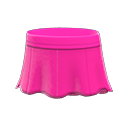 Pleather Flare Skirt (Pink) NH Storage Icon.png