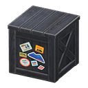 Wooden Box (Black - Colorful Stickers) NH Icon.png