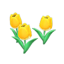Yellow-tulip plant