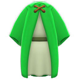 vestito da scuola di magia (Verde)