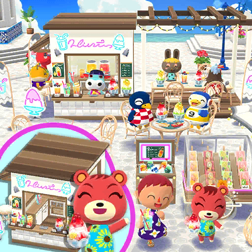 Tropical Treats Café Set - Animal Crossing Wiki - Nookipedia