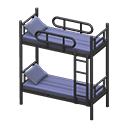 Bunk Bed (Black - Striped) NH Icon.png