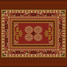 Texture of exotic rug