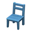 Wooden Chair (Blue) NH Icon.png