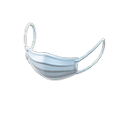 Pleated Mask (White) NH Storage Icon.png