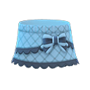 Tweed Frilly Skirt (Blue) NH Storage Icon.png