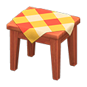 Wooden Mini Table (Cherry Wood - Orange) NH Icon.png