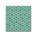 Green honeycomb tile
