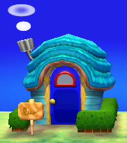 Exterior of Hugh's house in Animal Crossing: New Leaf