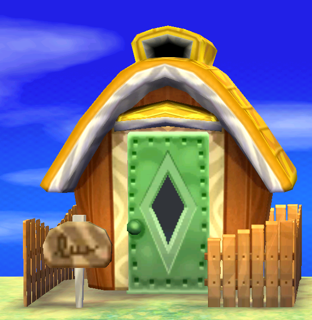 Exterior of Pudge's house in Animal Crossing: New Leaf