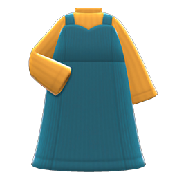 Sweetheart Dress (Peacock Blue) NH Icon.png