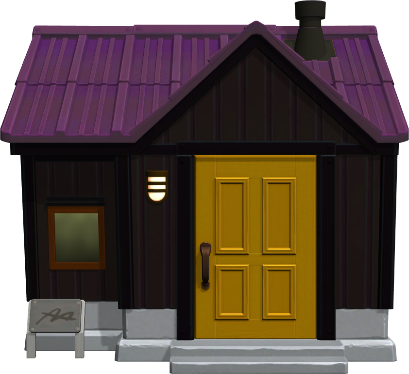 Exterior of Static's house in Animal Crossing: New Horizons