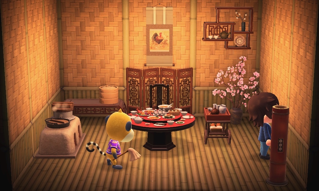 Interior of Tammi's house in Animal Crossing: New Horizons