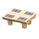 Log Dining Table (White Wood - Geometric Print) NH Icon.png