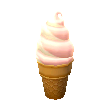 Soft-serve lamp's Strawberry swirl variant