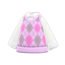 Argyle Vest (Pink) NH Storage Icon.png