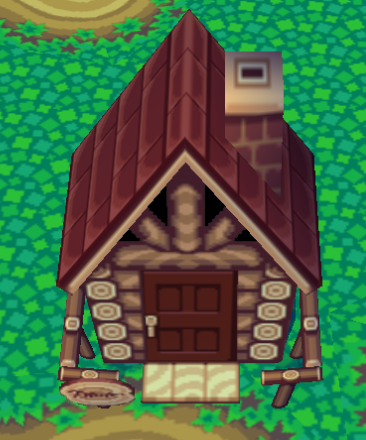 Exterior of Axel's house in Animal Crossing