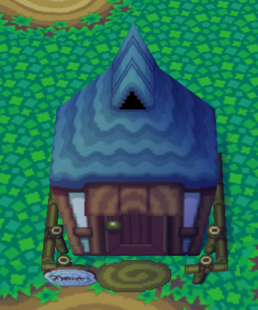 Exterior of Pinky's house in Animal Crossing