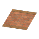 Red brick rug