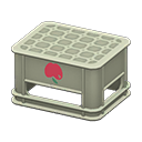 Bottle Crate (Gray - Apple) NH Icon.png