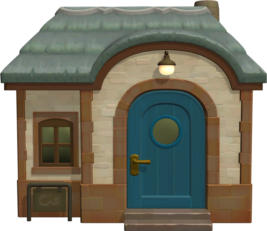 Exterior of Beardo's house in Animal Crossing: New Horizons