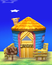 Exterior of Keaton's house in Animal Crossing: New Leaf