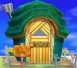 Exterior of Prince's house in Animal Crossing: New Leaf