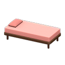 Simple Bed (Brown - Pink) NH Icon.png