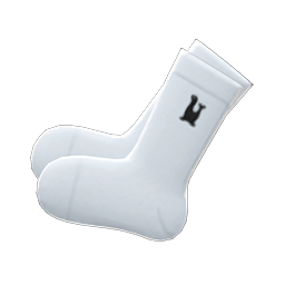 Simple-Accent Socks (White) NH Icon.png