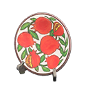 Decorative Plate (Silver - Pomegranates) NH Icon.png