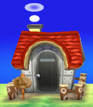 Exterior of Blaire's house in Animal Crossing: New Leaf