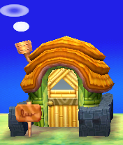 Exterior of Rowan's house in Animal Crossing: New Leaf