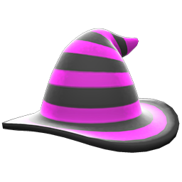Mage's Striped Hat (Purple) NH Icon.png