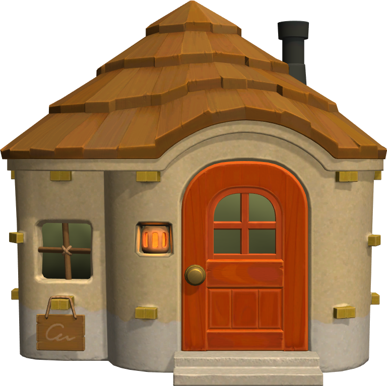 Exterior of Maple's house in Animal Crossing: New Horizons
