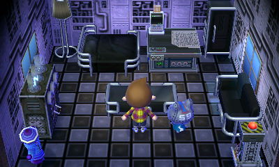 Interior of Ribbot's house in Animal Crossing: New Leaf
