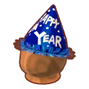 Blue New Year's Hat PC Icon.png