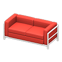 Cool Sofa (White - Red) NH Icon.png