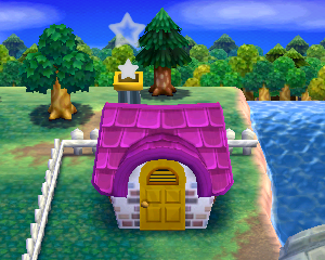 Default exterior of Phil's house in Animal Crossing: Happy Home Designer