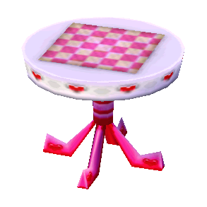 Lovely End Table (Lovely Pink - Pink and White) NL Model.png