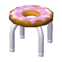 Donut Stool (Silver - Strawberry Donut) NL Model.png
