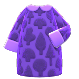 Forest-Print Dress (Purple) NH Icon.png