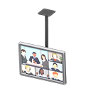 Hanging Monitor (Silver - Video Meeting) NH Icon.png