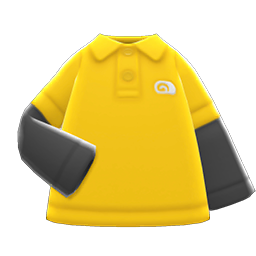 Layered Polo Shirt (Yellow) NH Icon.png