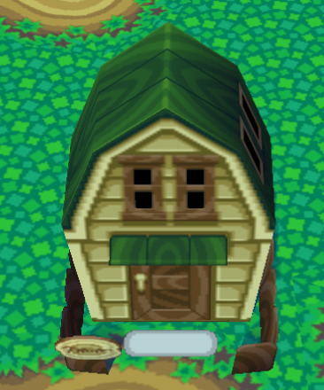 Exterior of Sally's house in Animal Crossing