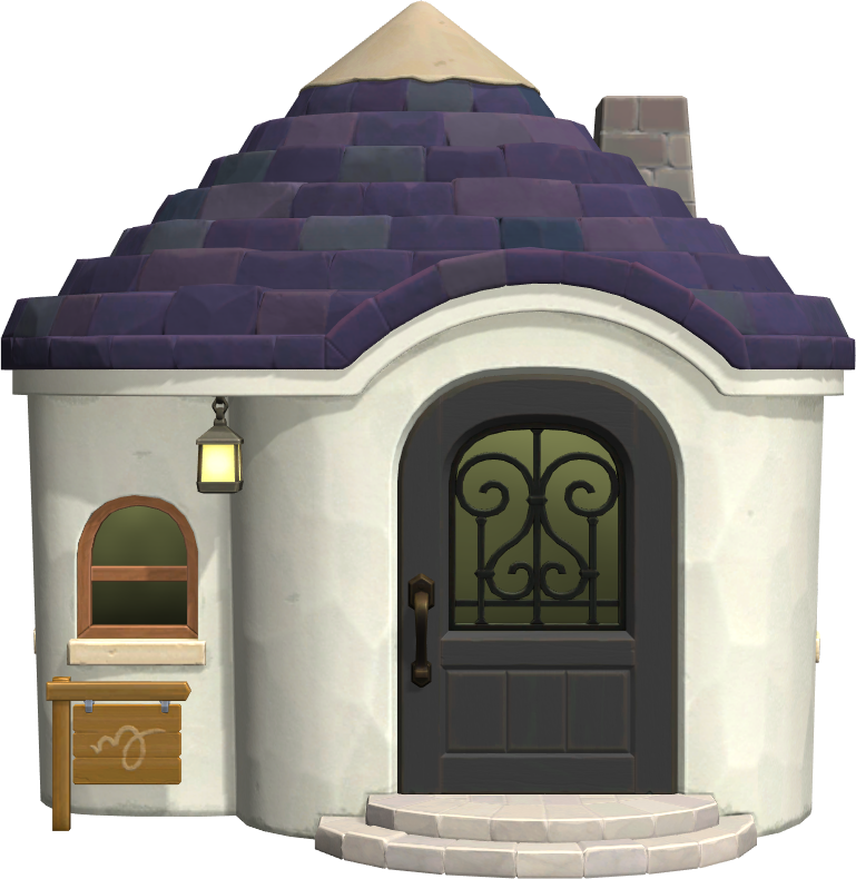 Exterior of Gwen's house in Animal Crossing: New Horizons